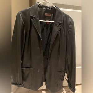 Leather blazer jacket (Danier Leather)